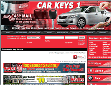 Tablet Screenshot of carkeys1.com